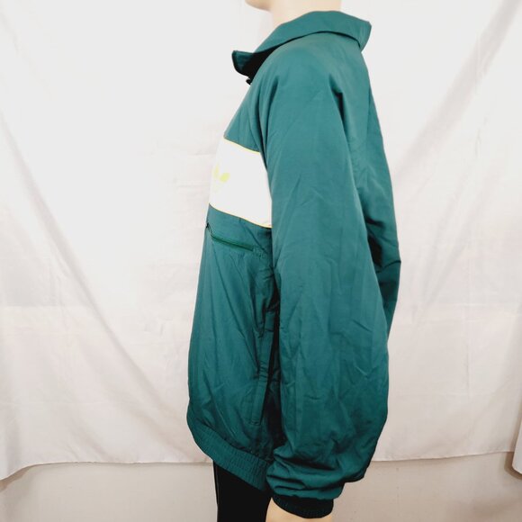 Adidas Men's Lifestyle NY Windbreaker IS3318 Collegiate Green Size Large L - Picture 2 of 6